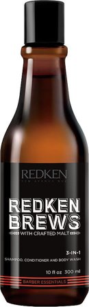 Redken Brews 3 in 1 Shampoo, Conditioner & Body Wash 300 ml, Hår, Shampoo