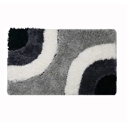 Bademåtte, absorberende skridsikker mikrofiber brusemåtte 50x80 cm maskinvaskbar badeværelsesmåtte til badekar