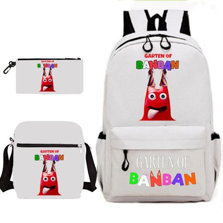 Garten av Banban studentryggsäck Off white bild 3 treparts set