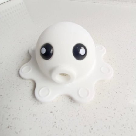 (Hvit)Søt Badekar Overløpsavløpsdeksel Med Sugkopper Bad