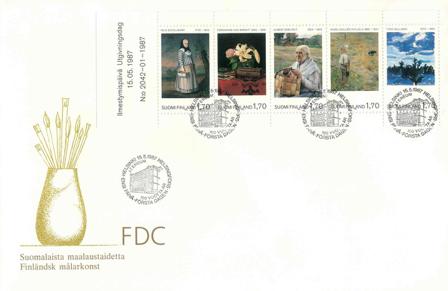 Finland FDC 1987 - LAPE nr. V9