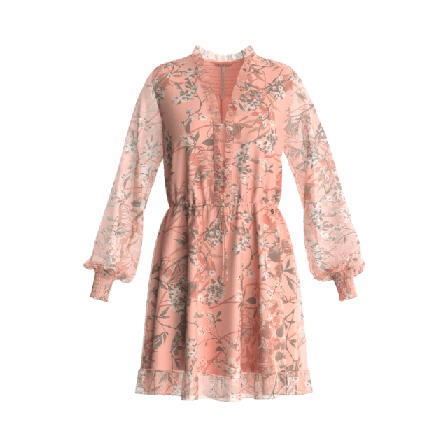 Guess Ss Vanessa Flare Dress Klänningar Dam Flerfärgad M