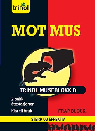 TRINOL MUSEBLOKK D FRAP BLOCK 2STK