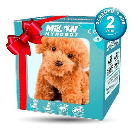 Milow Robot Hvalp - Realistisk Interaktivt Robot Hundelegetøj til Børn og Voksne