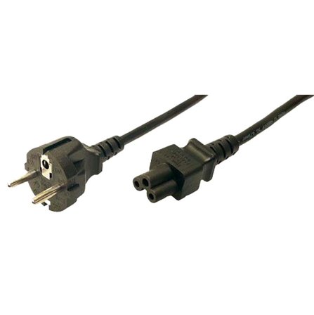 LogiLink Power Cord, Schuko - C5, black, 1.80m