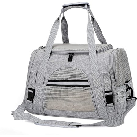 Katt Transport Bag, Pustende og Sammenleggbar Hund Transport Bag, Katt Transpor