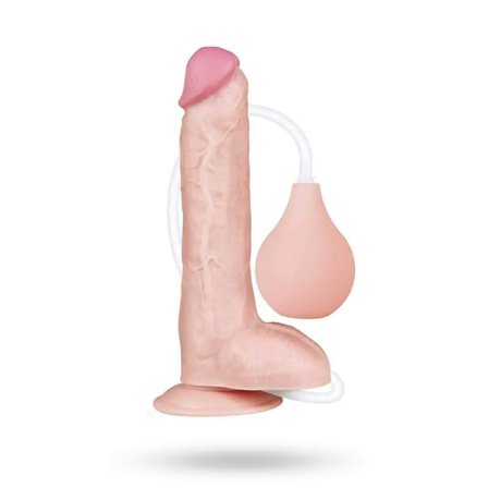 Squirt Extreme Dildo Flesh 25,5 cm - Vuxen.dk: For hende