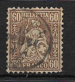 Schweiz 1862 - AFA 40 - Stemplet