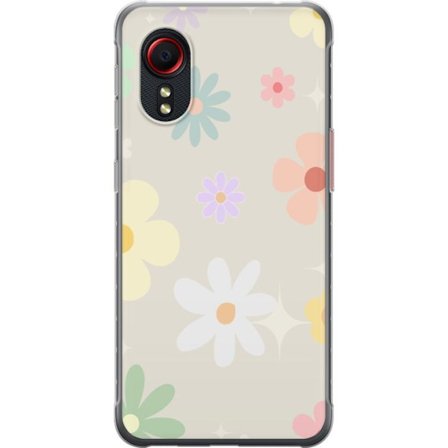 Mobilskal till Samsung Galaxy Xcover 5 med fejdande blommor