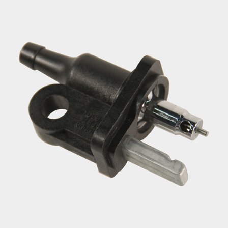 Sierra Bränsleanslutning för utombordsmotor Honda-typ i svart plast och metall, hållbar reservdel för bränslesystem