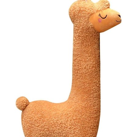 Celawork Alpaca Bamse, Alpaca Plyslegetøj med Lang Hals, Blød Alpaca Pude Stu KLB