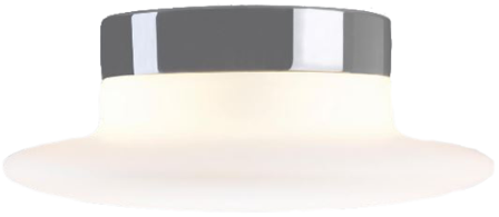 Ifö Electric Cairo L Takarmatur IP44, rak, E27, 75W Svart, Belysning