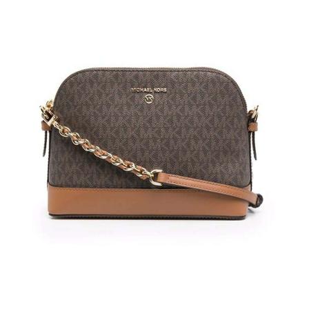 Michael Kors, Cross Body Bags Bruin, Dames, Maat:ONE Size,leer,print