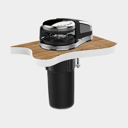 Molinete eléctrico Lewmar VX1L Go 800 W, 12 V, para Ø6 - 7 mm cadena / Ø12 - 16 mm cabo de 3 cordones con cadena