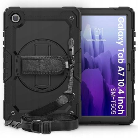 Samsung Tab A7 10.4" (t500) Skal Remmar Tech-protect Solid360 Svart