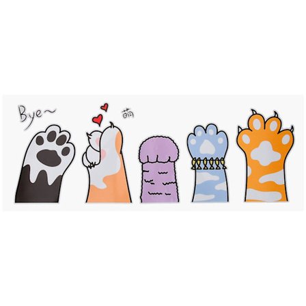 1 ark katt tass bilklistermärke fordon klistermärke rolig auto klistermärke dekorativ bil klistermärke