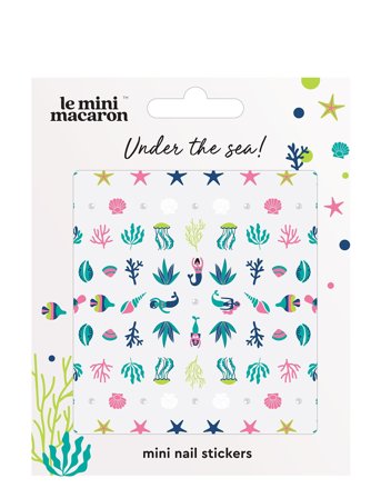 Le Mini Macaron Mini Nail Stickers, Under The Sea - Multi/patterned - ONE SIZE