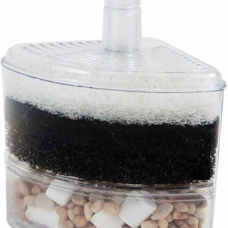 Hjørnefilter akvarium akvarium intern luftdrevet filter originalversjon KLB