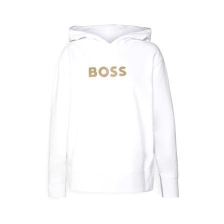 Boss - Hoodies - Vit - Dam - Storlek: M, Dam, Storlek: M
