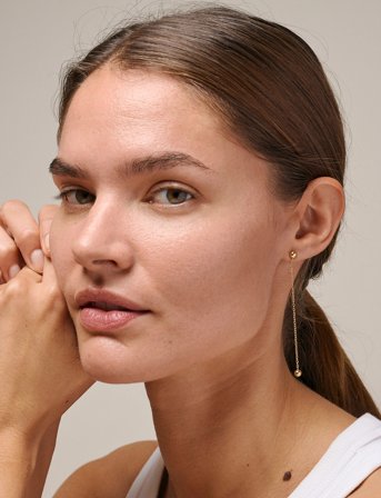 Enamel Copenhagen Earrings, Balloon - Gold - ONE SIZE