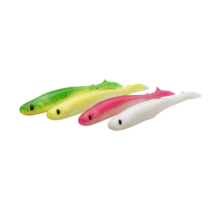Savage Gear Slender Scoop Shad Dark Water Mix 4-pack 9cm 4g