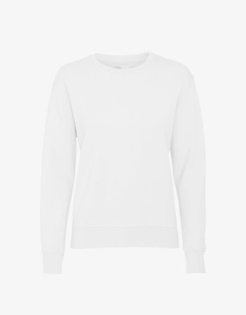 Women Classic Organic Crew - Optical White - L