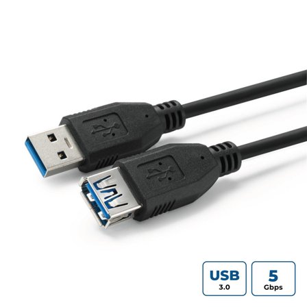 MicroConnect USB 3.2 Gen 1 A-A 2m M-F,
