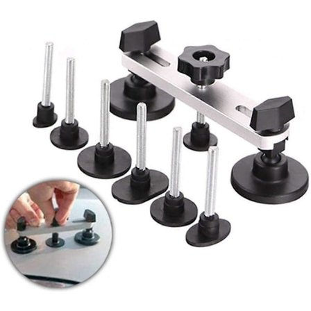 Lakfri bule reparationssæt buleudtrækker bro bulefjernelsesværktøj til auto bil karosseri motorcykel køleskab vaskemaskine mindre bule reparation