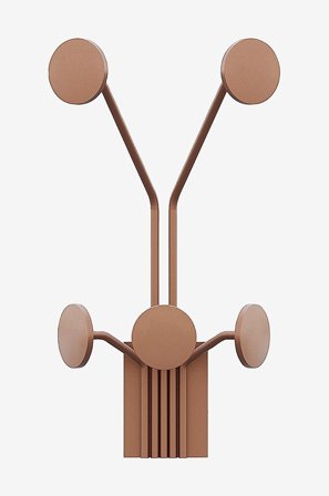 Hanah Home - Väggkrok i metall - Cleo - Koppar - Småförvaring - Från Homeroom