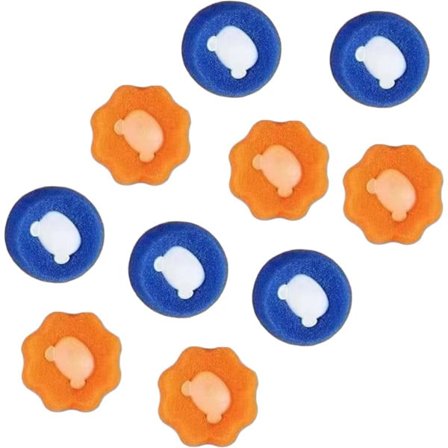 Vaskebolde til tørretumbler, kattehårfanger, fnugfjerner til vaskemaskine, 10 stk. genanvendelige vaskebolde til hunde- og kattehår