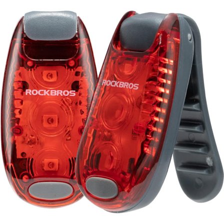 Lille Cykellygte Baglygte, 3 Tilstande Cykel Baglygter Vandtæt 2 pak