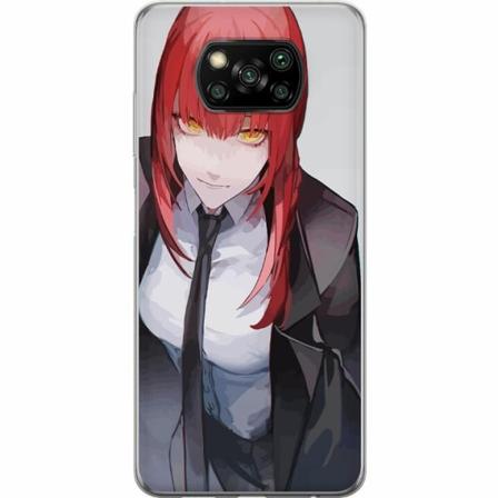 Xiaomi Poco X3 Nfc Genomskinligt Skal Makima Chainsaw Man