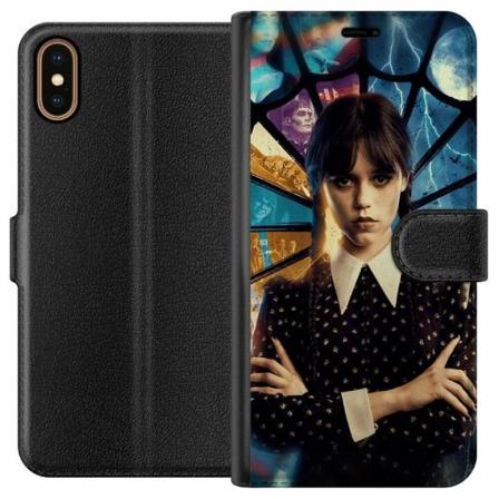 Apple Iphone Xs Plånboksfodral Wednesday Addams