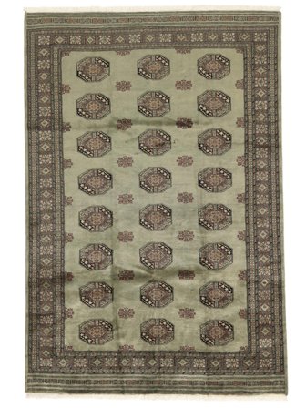 Pakistan Bokhara 3Ply Rug 200X296 Dark Yellow/Dark Green Wool, Pakistan