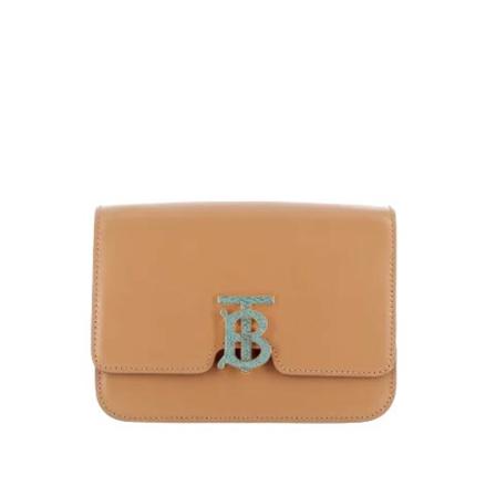 Burberry Vintage, Pre-owned Leather shoulder-bags Beige, Dames, Maat:ONE Size