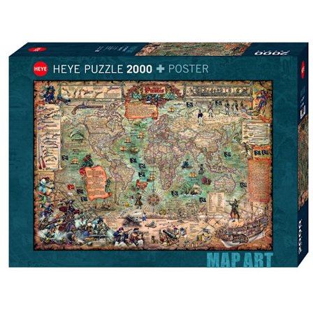 Pussel 2000bit Pirate World