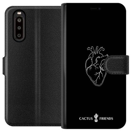 Yhteensopiva Lompakkokotelo Sony Sony Xperia 10 II Kaktus ja Ystävät - Keskiaikaan Anatomia Sydän