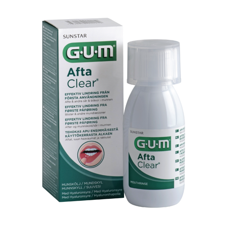 Gum Afta Clear Munnskyll, 120 ml