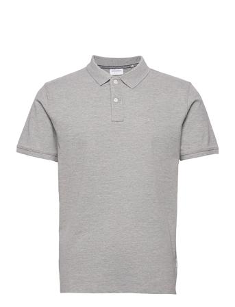 Polo Tee S/S Polos Short-sleeved Grå Lindbergh