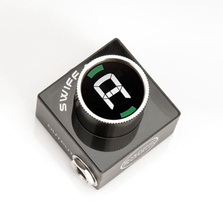 Mini pedal tuner lysdiod display C10 elektrisk gitarr pedal C10 för elektrisk akustisk gitarr bas gitarr tillbehör