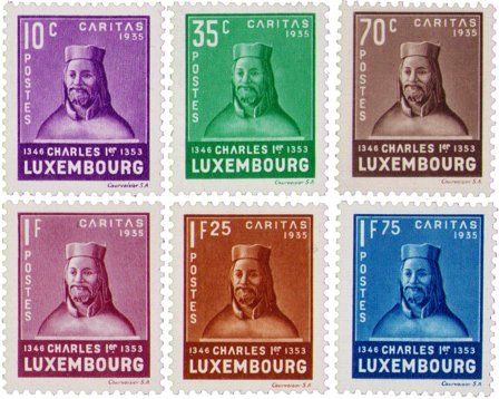 Luxembourg 1935 - MICHEL 284-289 - Postfrisk