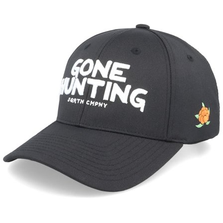 SQRTN - Black - adjustable - Cap - Gone Hunting Hooked Cap Black Adjustable - Hatstore