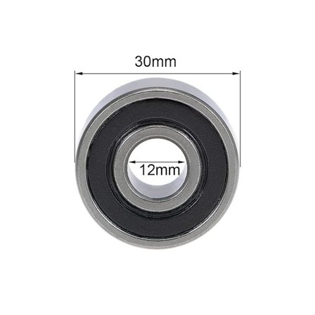 Dybe rillekugleleje, gummi forseglet leje 16101-2RS