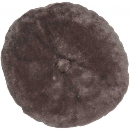 Natures Collection Pute Saueskinn New-Zealand Dark-Grey_Ø45cm