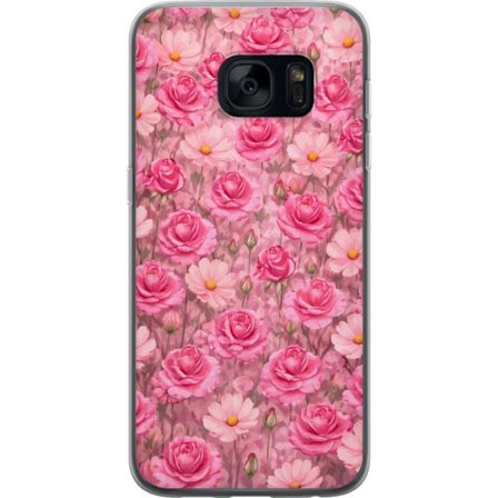 Yhteensopiva Puhelinkuori Samsung Galaxy S7 Petal Reverie Blush Rose