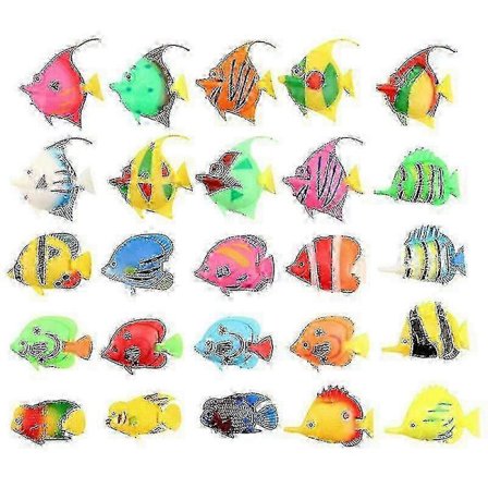 25 stk. plastikfisk