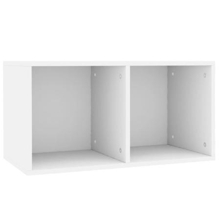 Vidaxl Vinylhylla Vit 71x34x36 Cm Konstruerat Trä Vit