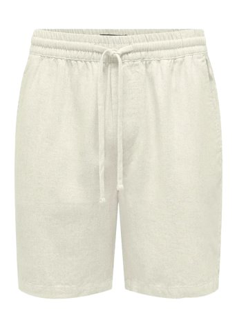 ONLY & SONS | Onstel Visc Lin Shorts 0075 Cs | S