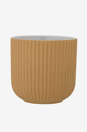 Bloomingville - Potteskjuler Kamma - Gul - Urtepotteskjulere & vaser - Fra Homeroom