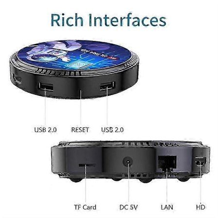 TV98MAX TV-boks 4G+64G Allwinner H618 Android 12 Smart TV-boks 2.4G+5G WIFI+Blutooth5.0 H265 TV98 Med